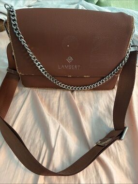 Women’s Brown Leather Wallet-Style Crossbody